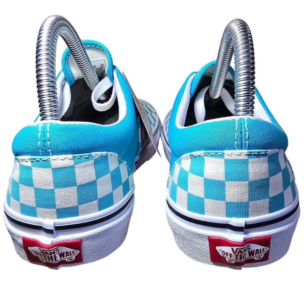 Brand New Vintage Vans Blue Checkerboard with Box Youth/Mens 6.5, Womens Size 8 - Picture 4 of 7